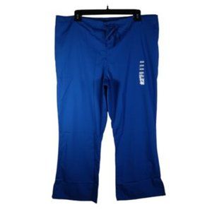 Cherokee  Scrub Pant 2XL 4101 PETITE Workwear Flare Leg Drawstring NWT